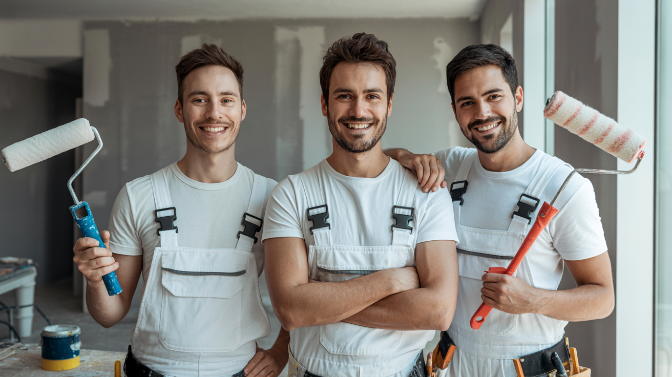 Das Team von Necker Dienstleistungen bei der Arbeit